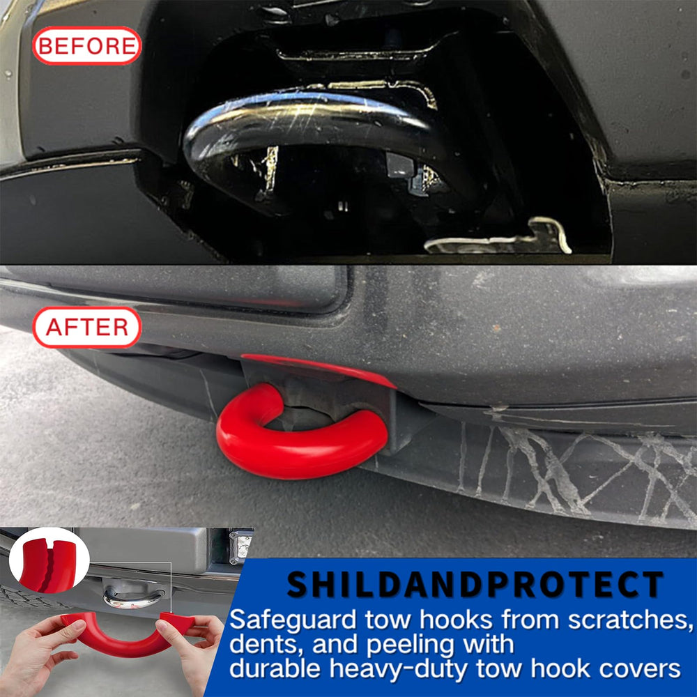 Bllatta front tow hook cover on Ford Expedition protects the hook from wear.