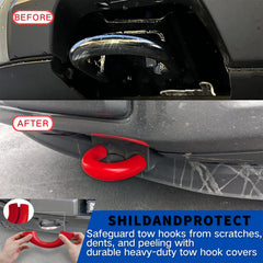 Bllatta front tow hook cover on Ford Expedition protects the hook from wear.