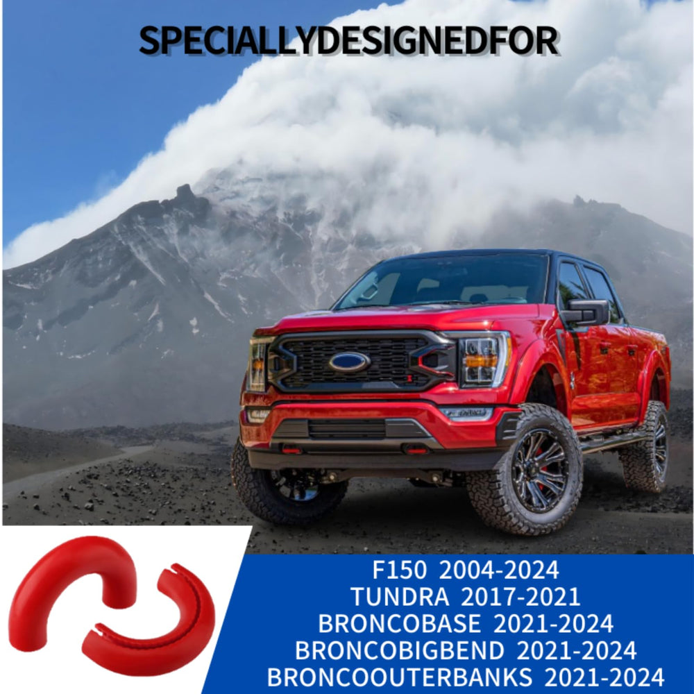 Bllatta front tow hook cover on Toyota Tundra for a polished appearance.