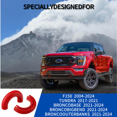 Bllatta front tow hook cover on Toyota Tundra for a polished appearance.