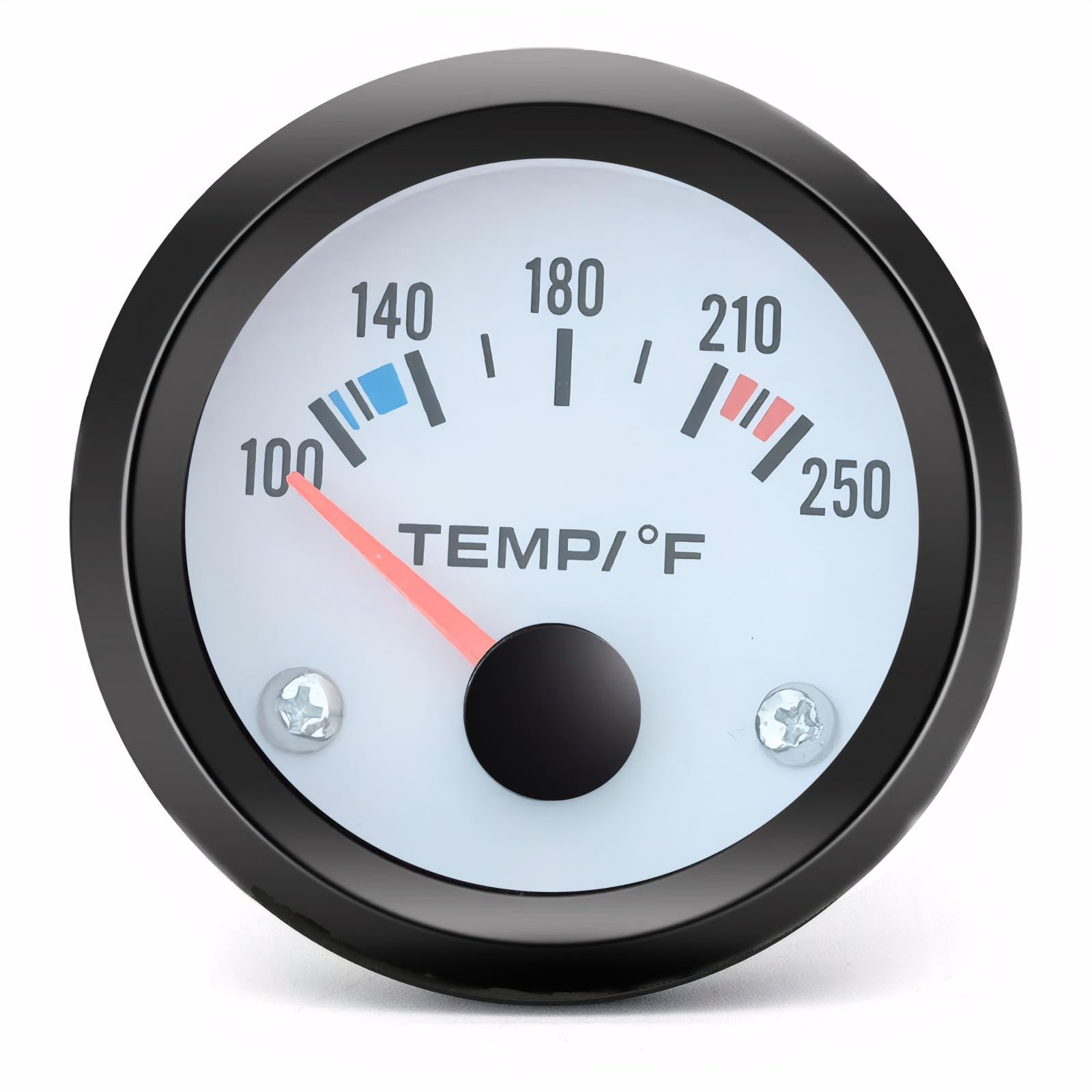 BLLYOGU 2in water temperature gauge with white LED backlight for clear marine readings