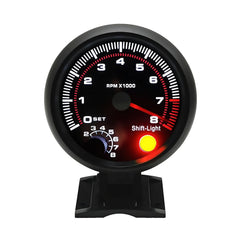 BLLYOGU tachometer front view with clear 0-8000 RPM scale for gasoline engines