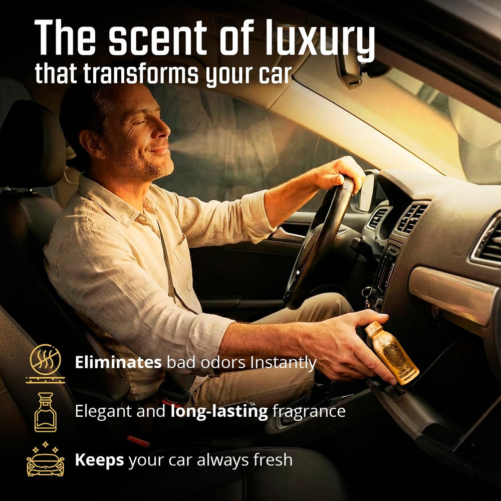 BLOCK CARBLOCK MILLONARIO carblock 150ml bottle ready for long-lasting fragrance in sedans and SUVs