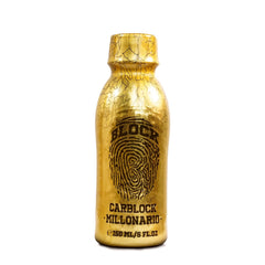 BLOCK CARBLOCK MILLONARIO carblock premium bottle closeup showing luxury scent for refined car interiors