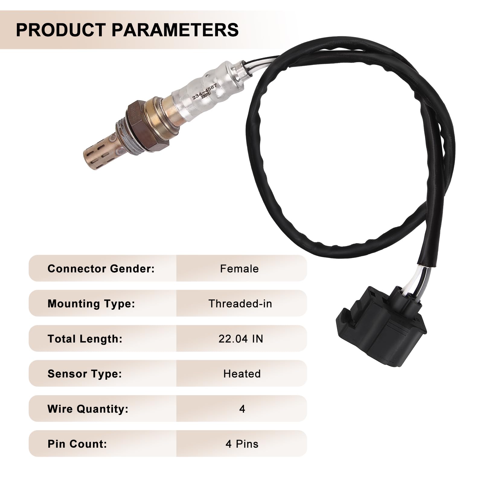BLPextrm oxygen sensor downstream for Wrangler JK 3.6L enhances monitoring accuracy.