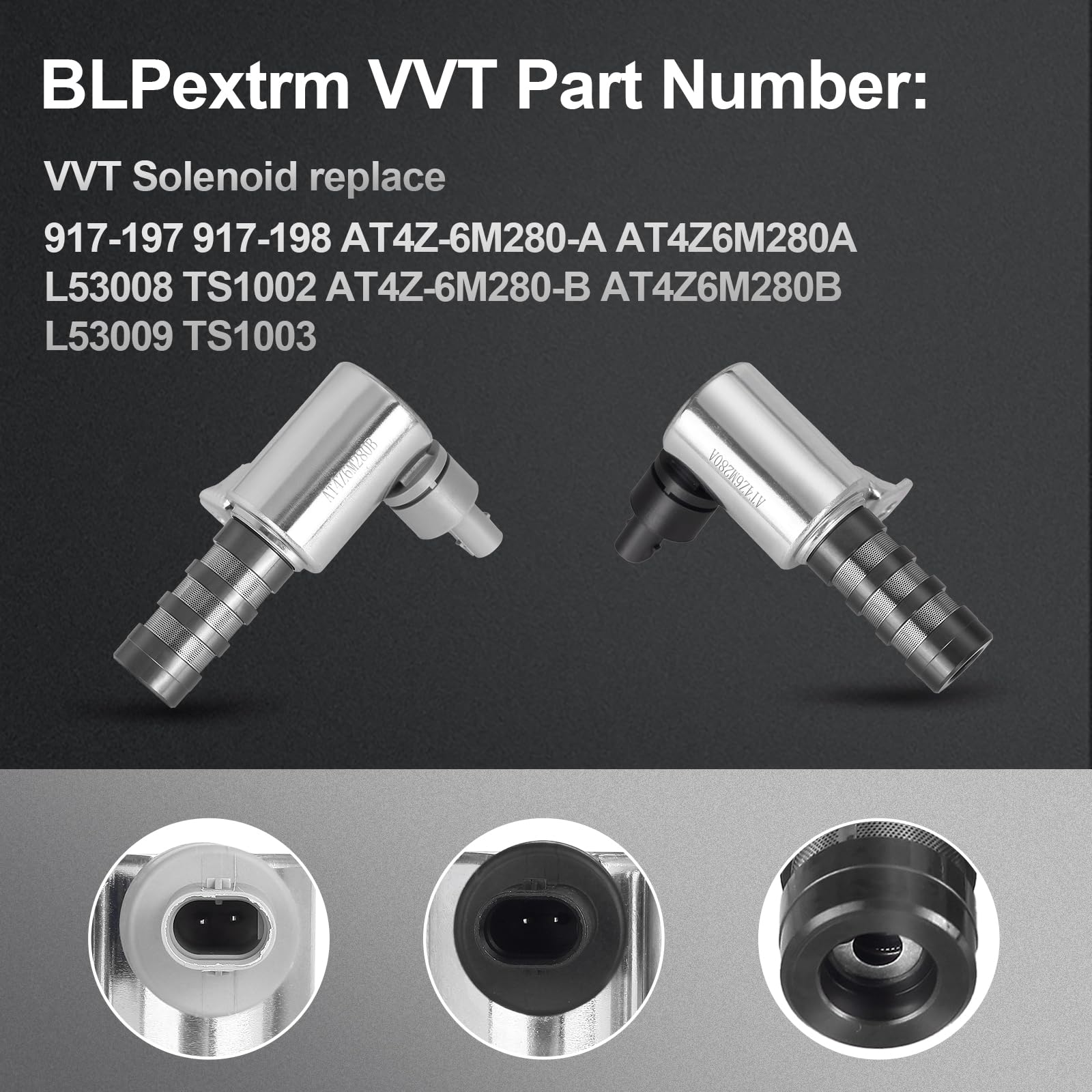 Four-piece kit ready for direct replacement