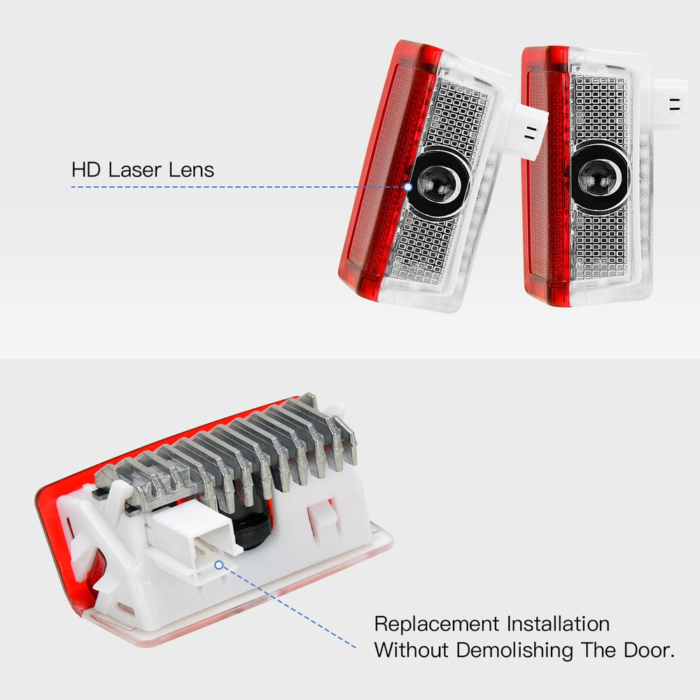 Blshwez car door lights logo projector features waterproof design for outdoor durability.