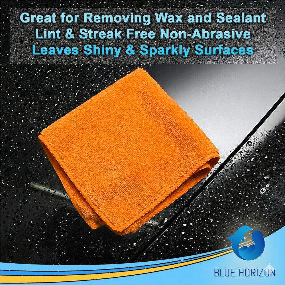 Blue Horizon color-coded orange towel for organized cleaning tasks