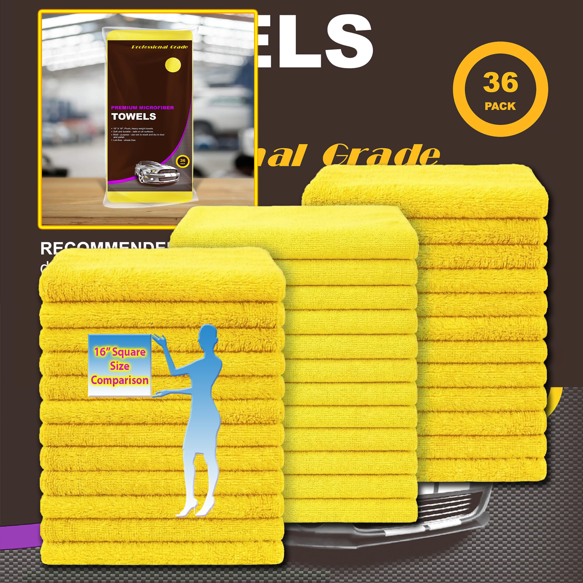 Blue Horizon dual-side pile design towel for gentle lifting and streak-free wiping.