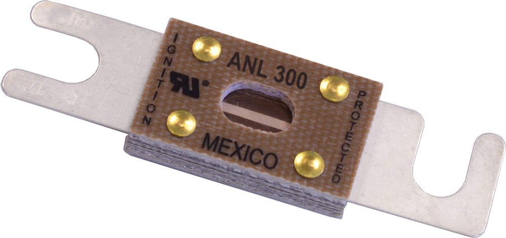 Blue Sea Systems fuse ANL 300A system with corrosion-resistant blades for marine protection
