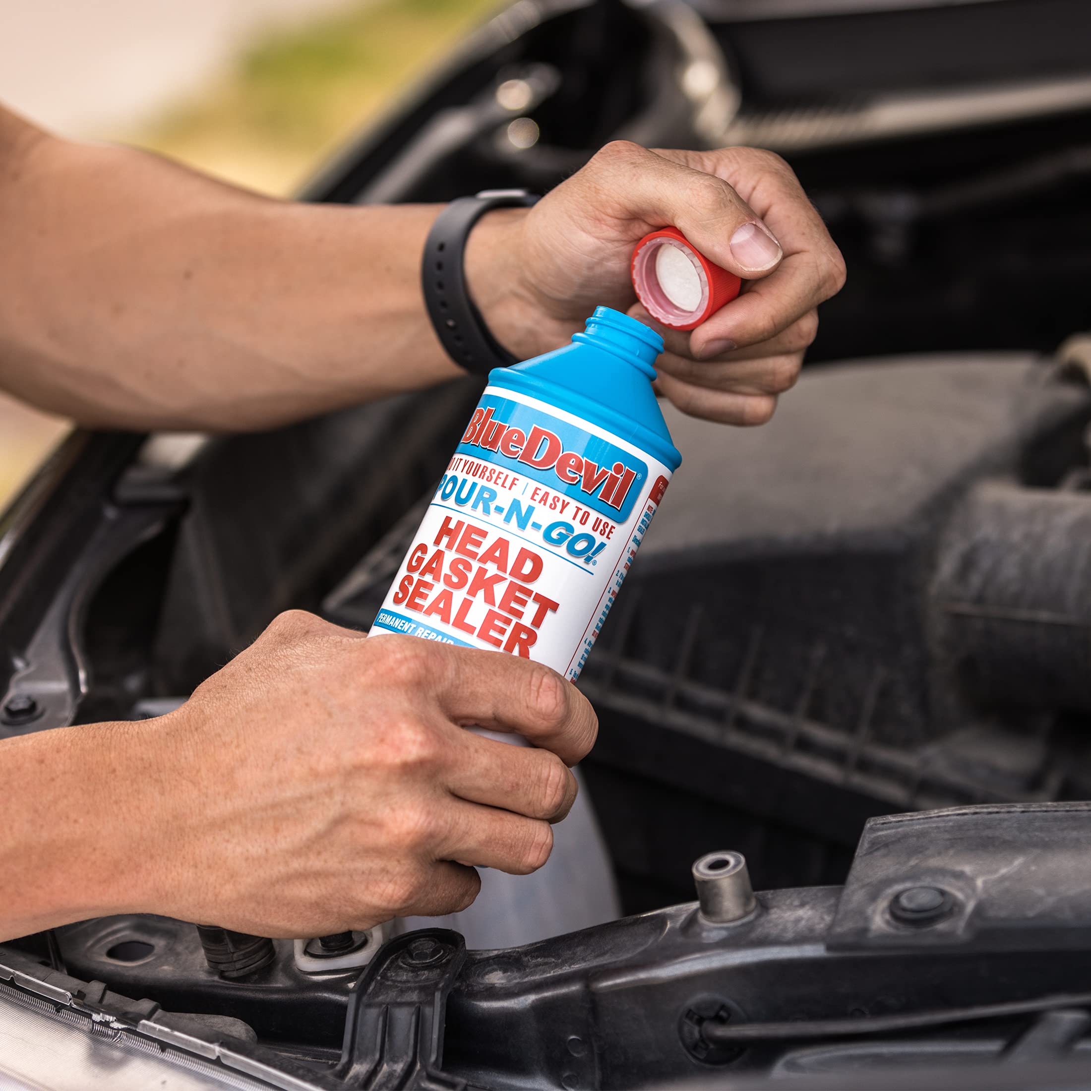 BlueDevil compatible with gasoline and diesel engines for versatility