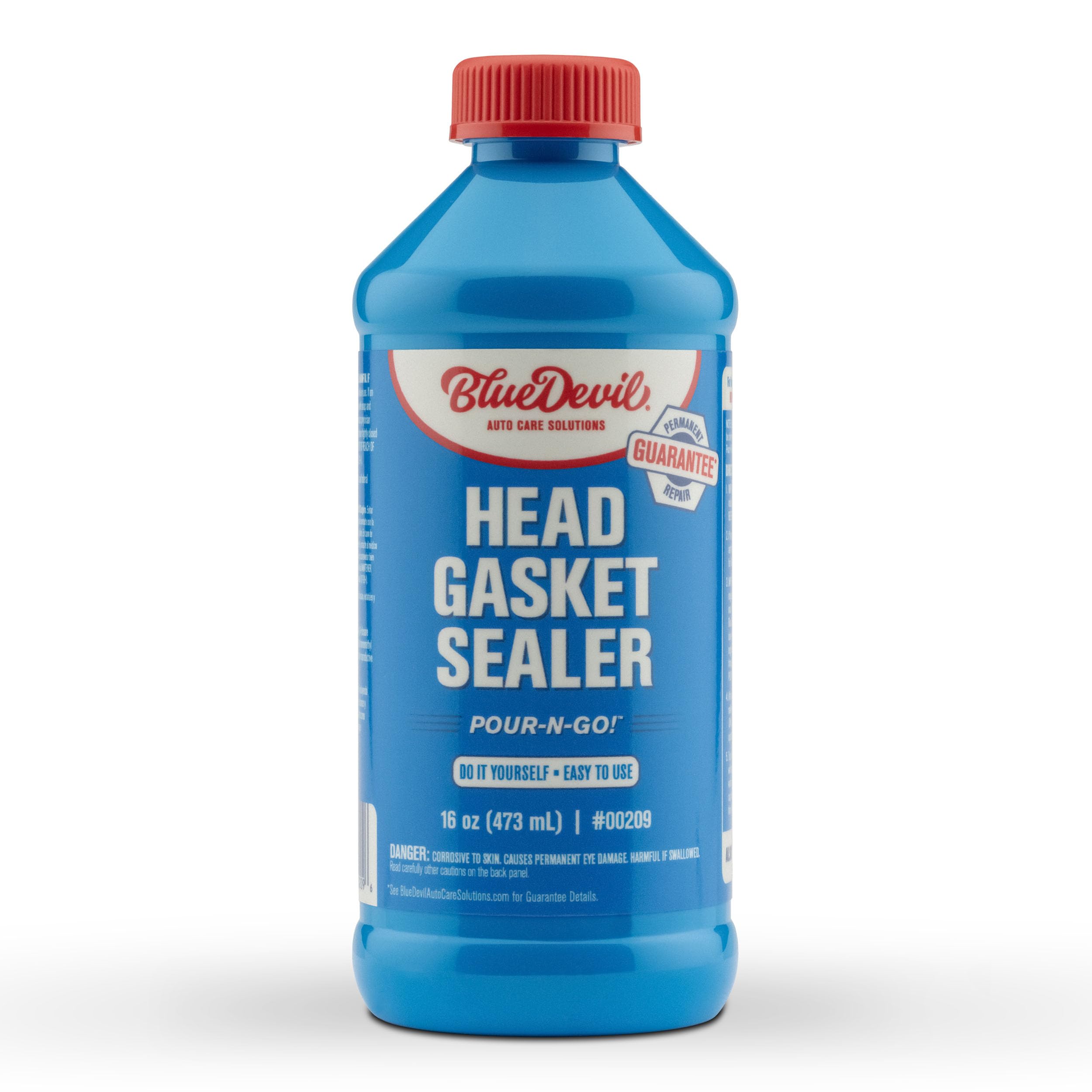 BlueDevil Pour-N-Go head gasket sealer bottle pour for quick DIY leak repair