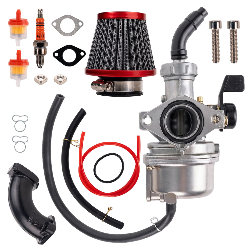 BlueStars PZ22 carburetor kit package view for quick replacement on 50cc–125cc bikes
