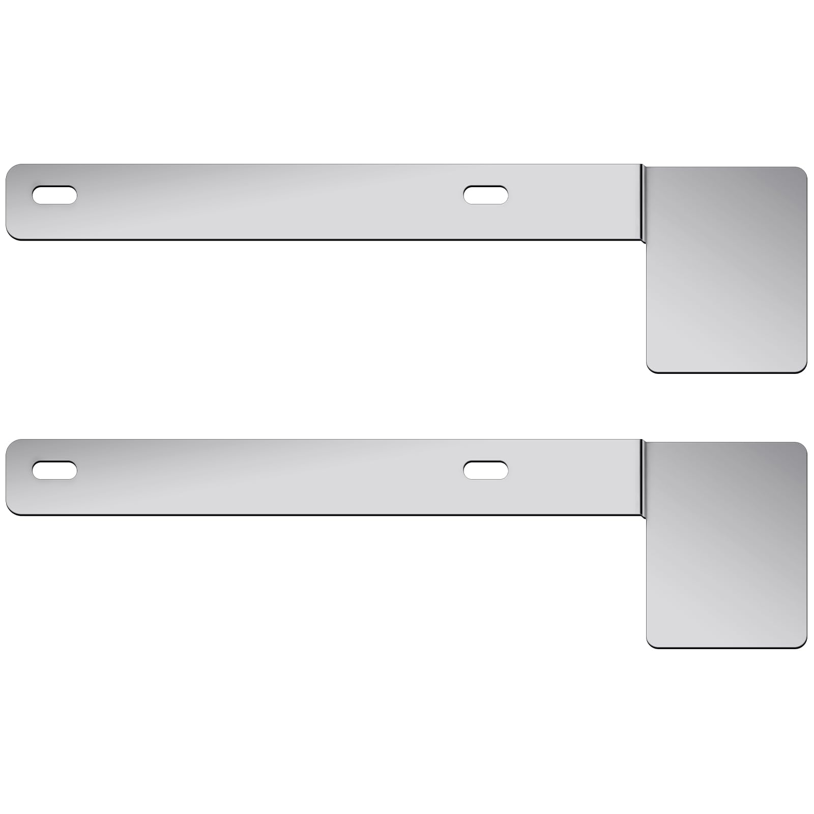 Blulu Hawaii state sticker bracket in stainless steel for vertical mounting.