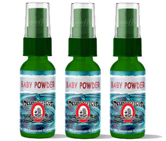 Blunteffects Blunt Effects Baby Powder bottle releases a soft, comforting aroma