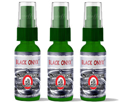 Blunteffects Blunt Effects Black Onyx bottle shows compact, long-lasting fragrance for car and home.
