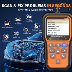 BluSon YM319 battery test mode enabling quick health checks.