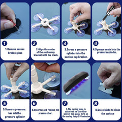 BLUTOKS Windshield Repair Kit injection tools simplify at-home glass repairs