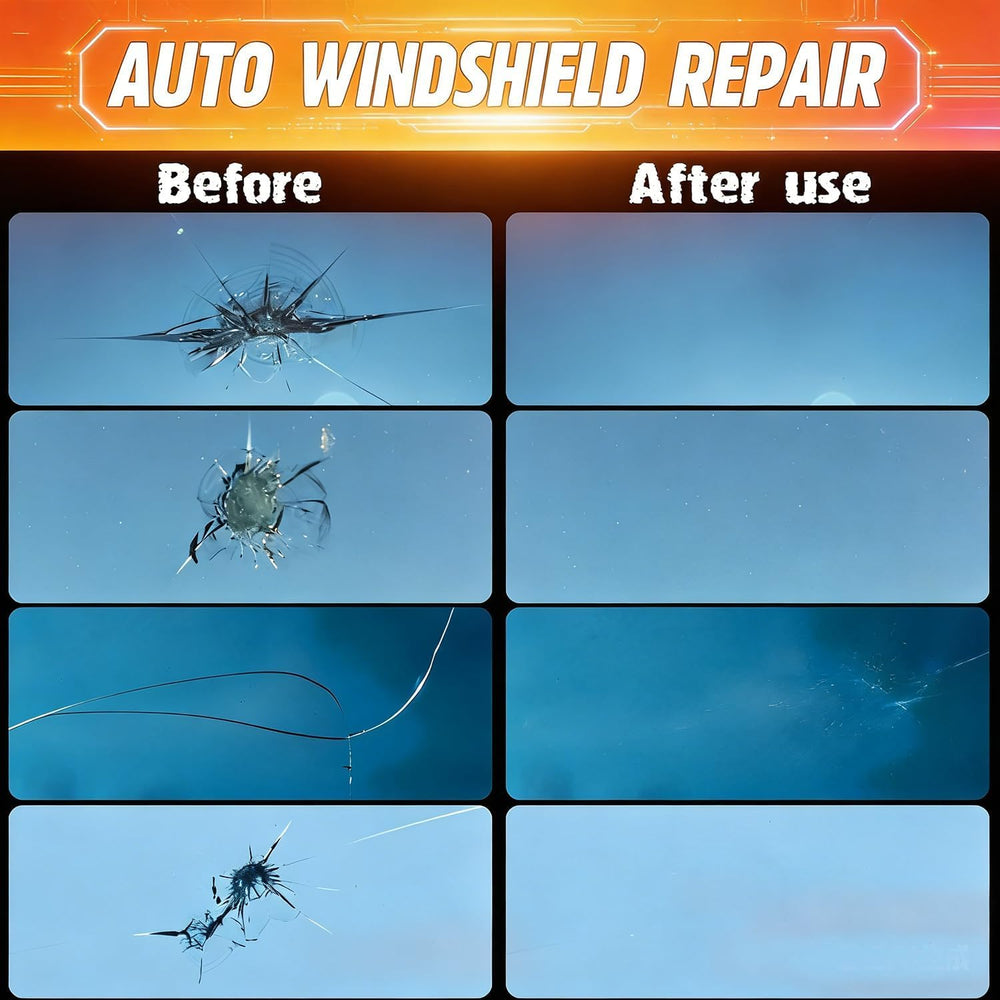 BLUTOKS quick 5-minute windshield repair process for chips and cracks