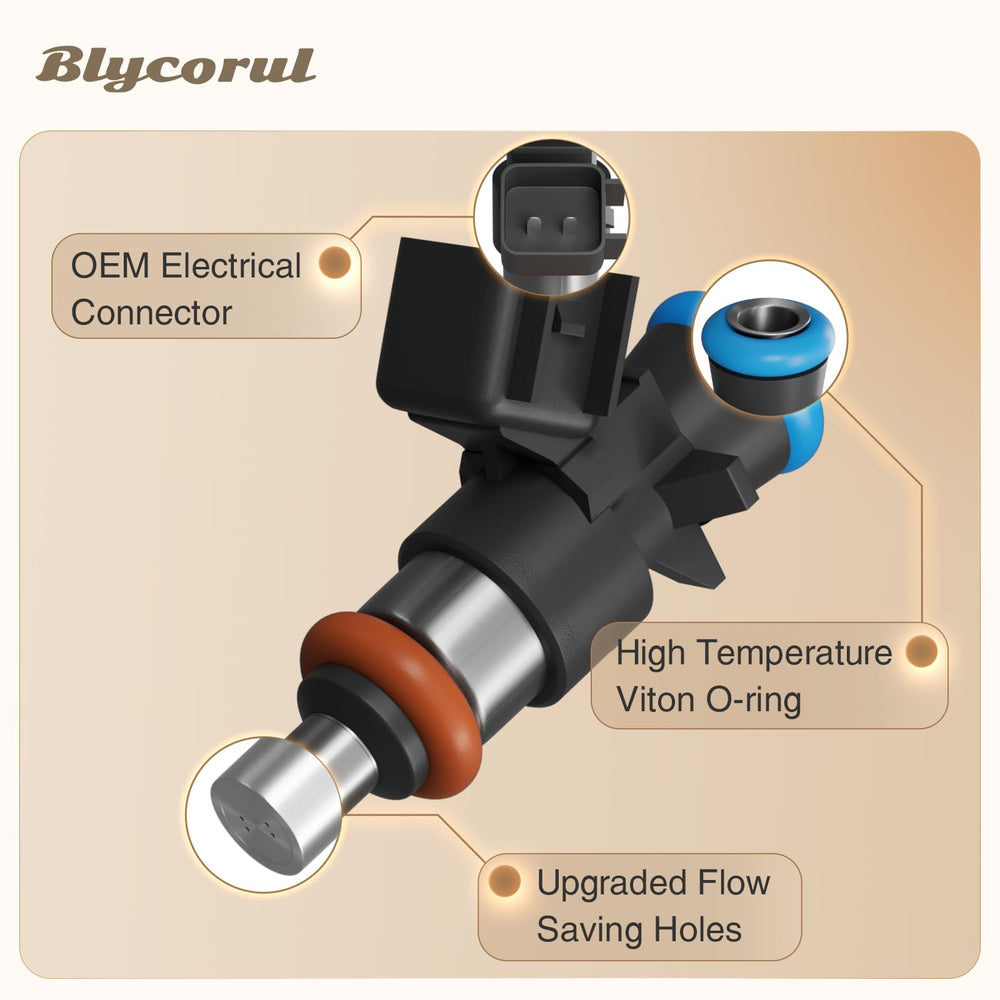 Blycorul Promaster 3.6L injector close-up with robust sealing and nozzle