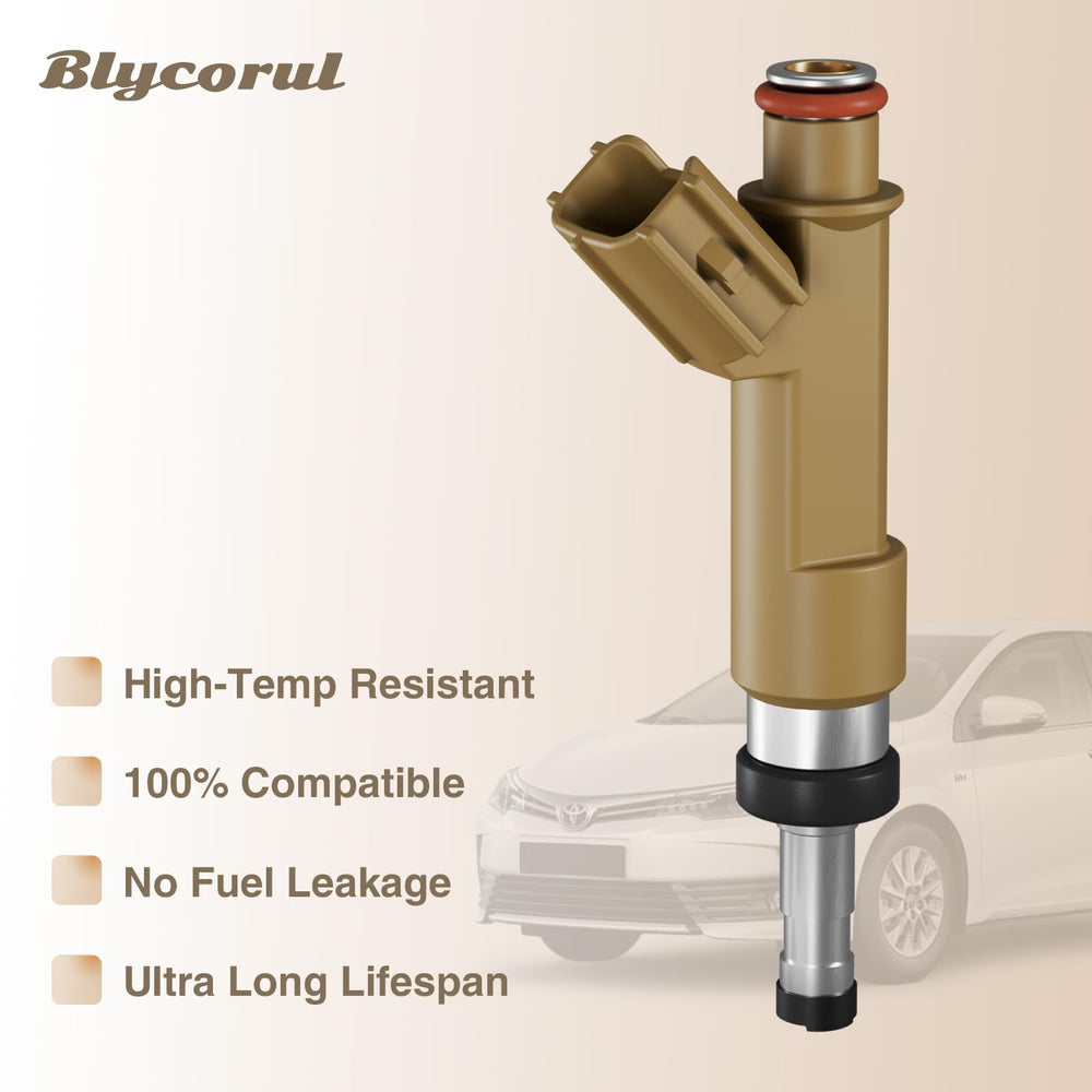 Blycorul injectors with alloy steel and fluororubber seals for durability
