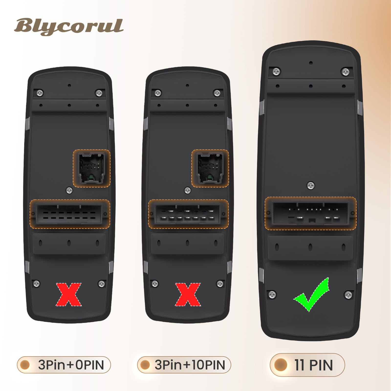 Blycorul compatibility label close-up displaying OEM numbers for accurate fit.