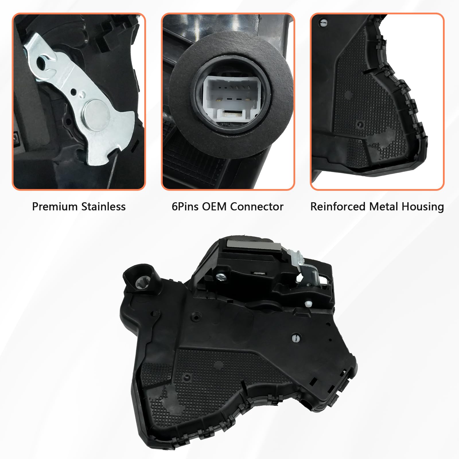 Blycorul door lock actuator electrical connector compatible with standard wiring.