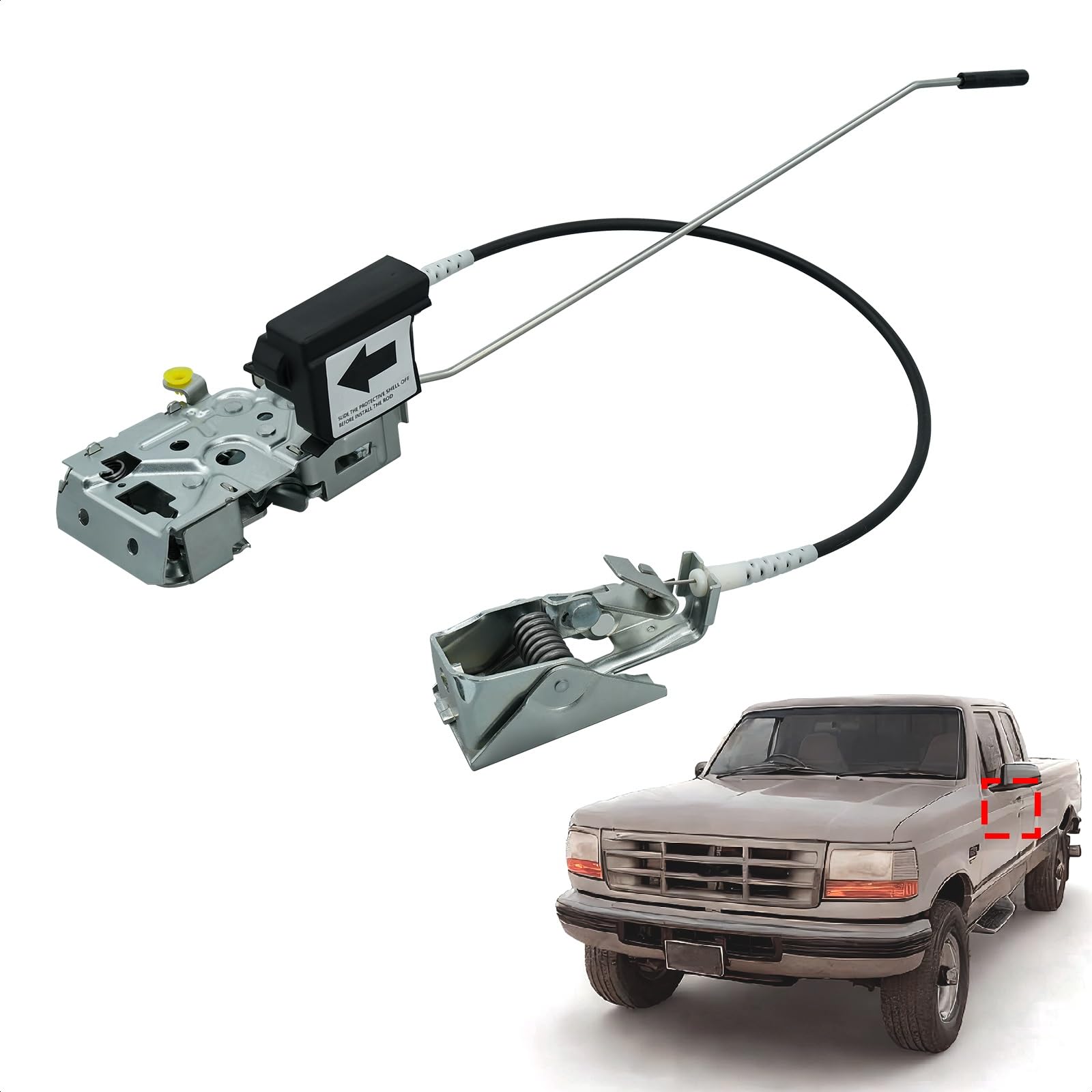 Blycorul front-driver door latch assembly for Ford F-Series; secure entry and smooth operation.