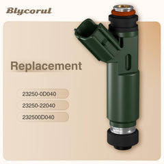 Blycorul OE replacement label highlights compatibility with 23250-0D040 family.