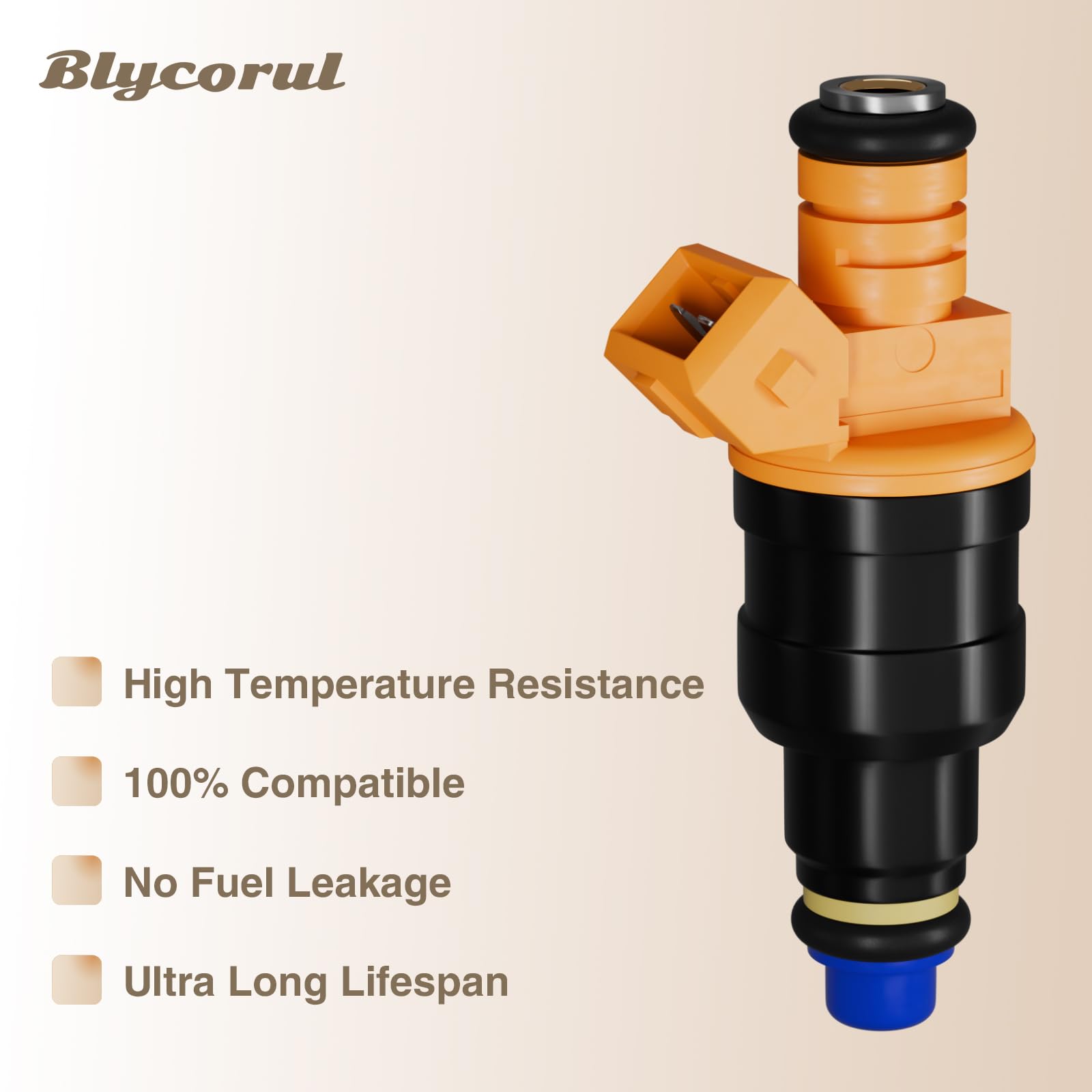 Blycorul injectors seals and O-rings organized for readiness.
