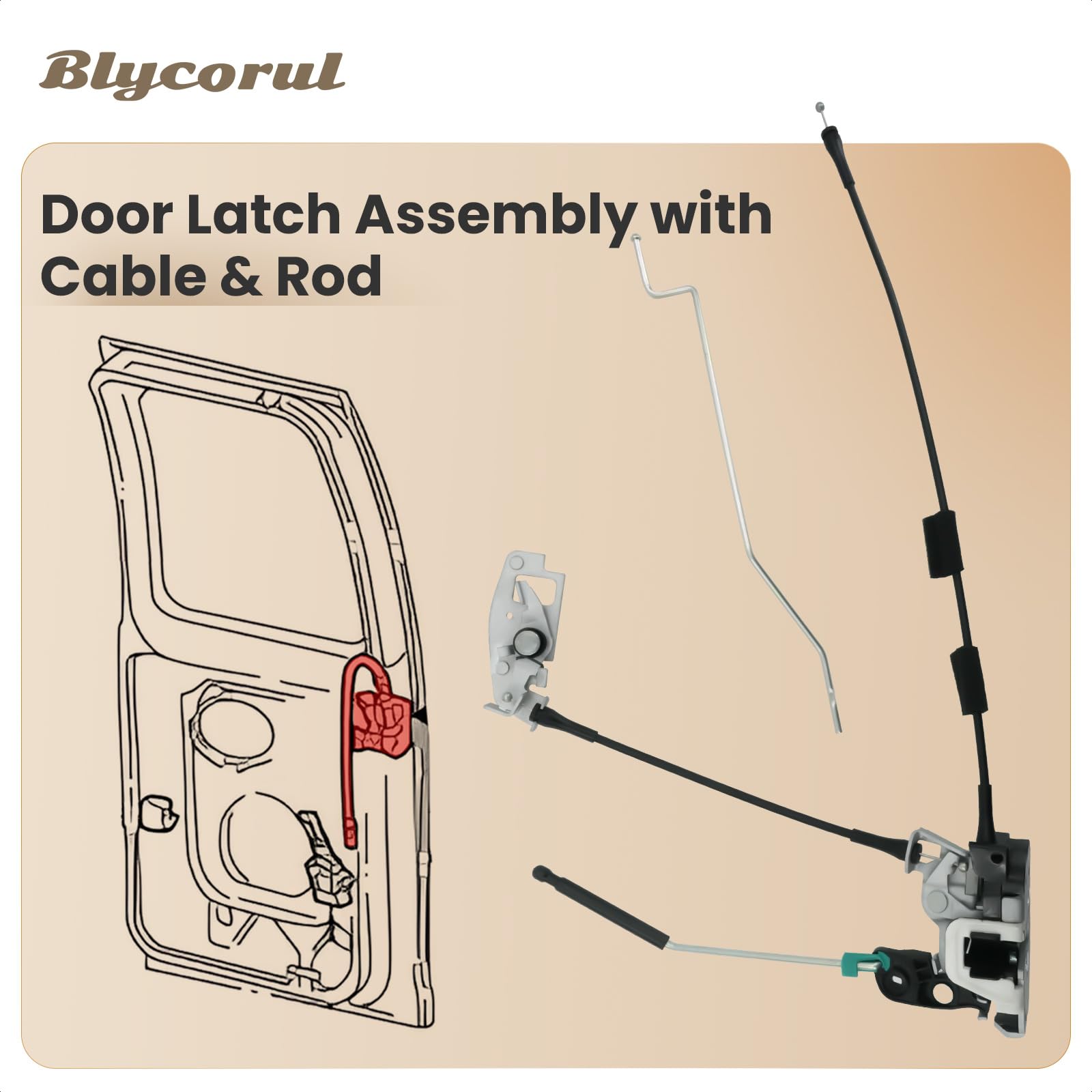 Blycorul OE-replacement latch for 6C2Z-15431A02-AA delivers reliable cargo door operation.