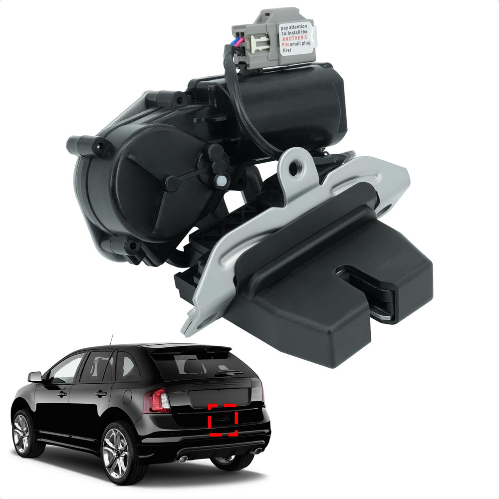 Blycorul liftgate lock actuator front view shows durable steel construction for lasting trunk security.