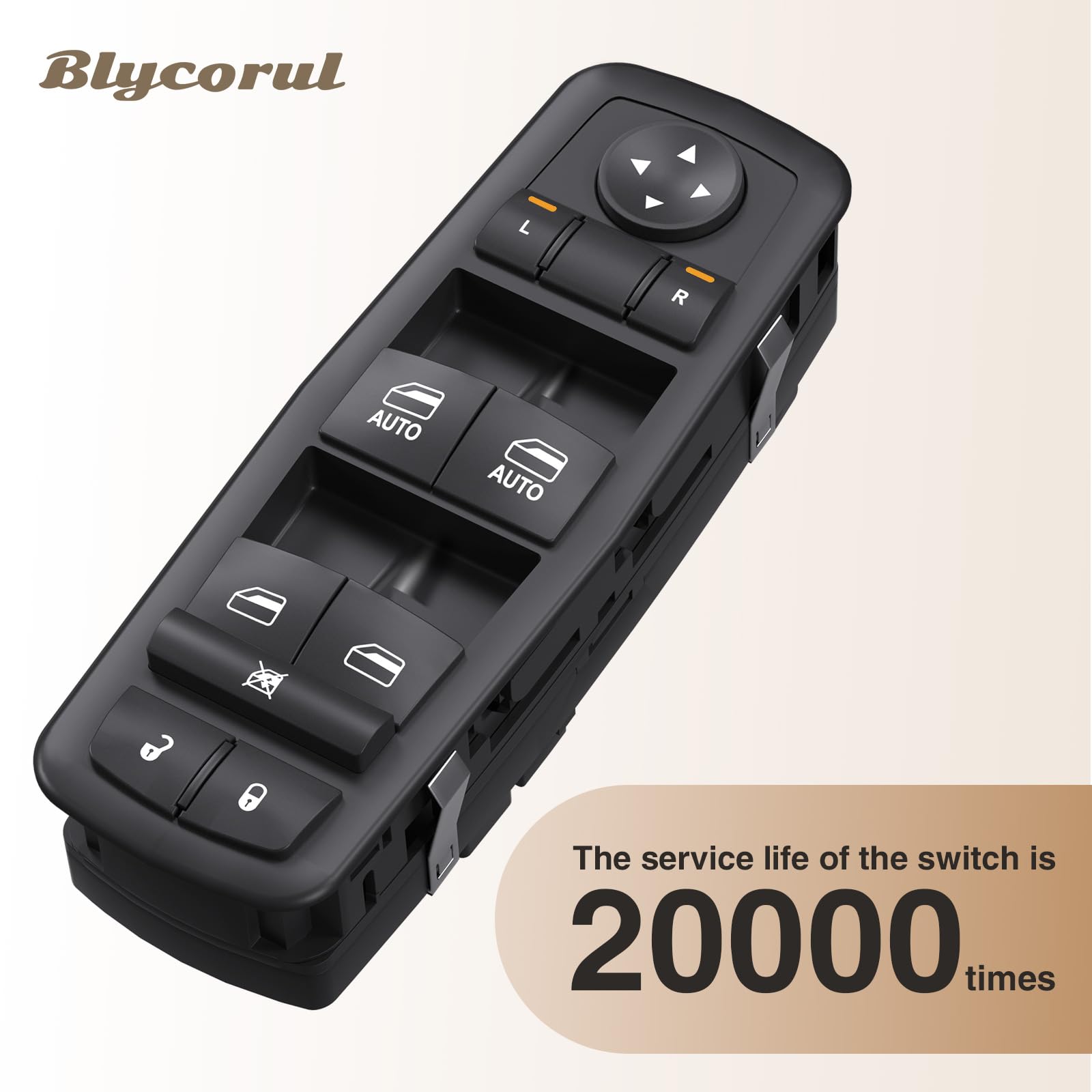 Blycorul Master driver-side close-up, smooth button action.