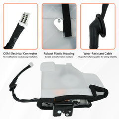 Blycorul rear cargo door lock mechanism; supports secure cargo access during frequent use.