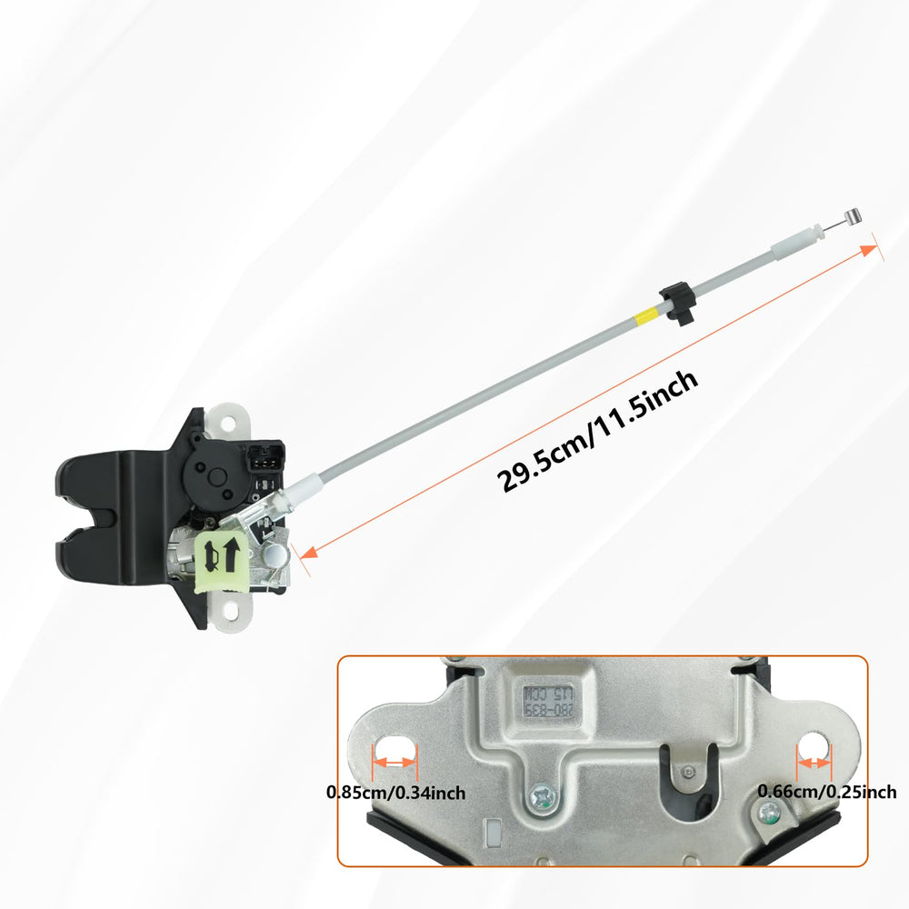 Blycorul rear trunk latch actuator durable steel construction for lasting performance