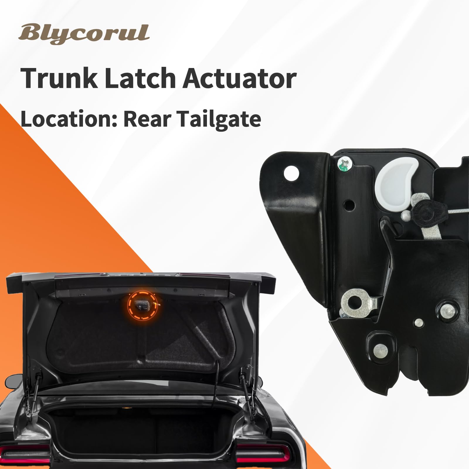 Blycorul rear trunk latch actuator with OE-inspired design for seamless integration.