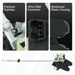 Blycorul rear trunk latch actuator packaging image emphasizes ready-to-install kit