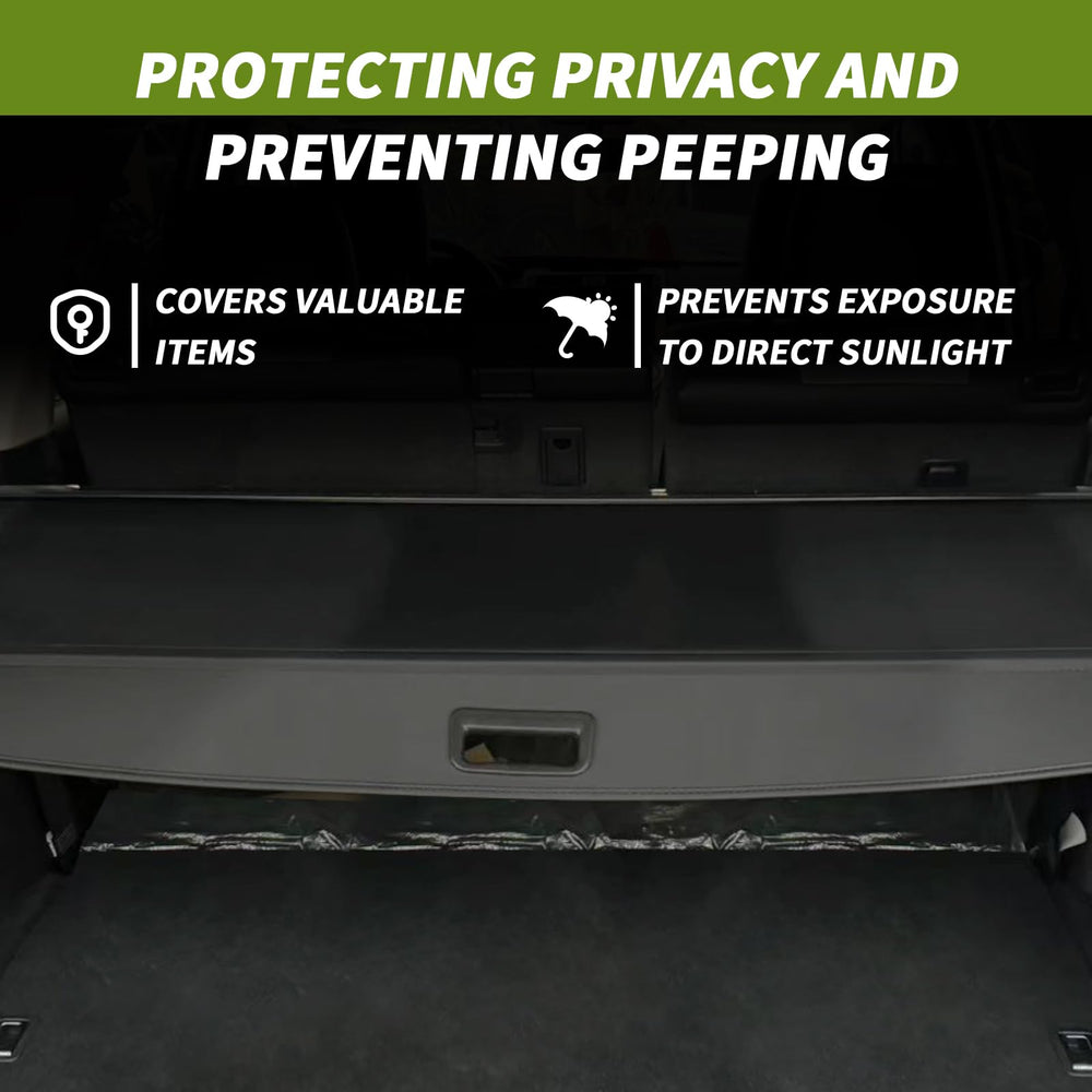 Blycorul retractable privacy shade for 4Runner offers quick, tool-free installation and versatile space.