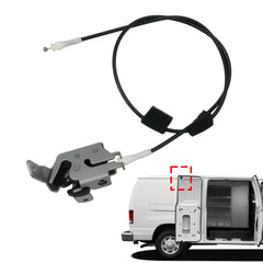 Blycorul side door latch with cable for Ford E-Series vans, OEM-style fit.