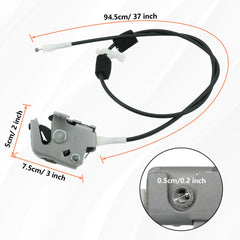 Blycorul steel door latch construction designed for long-lasting durability
