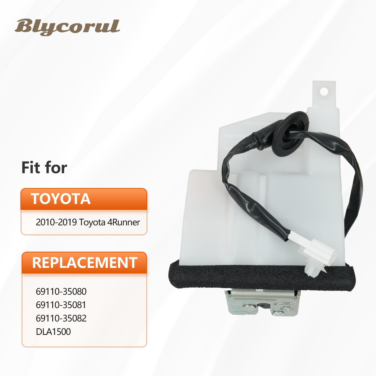 Blycorul for Toyota 4Runner rear hatch lock improves latch reliability
