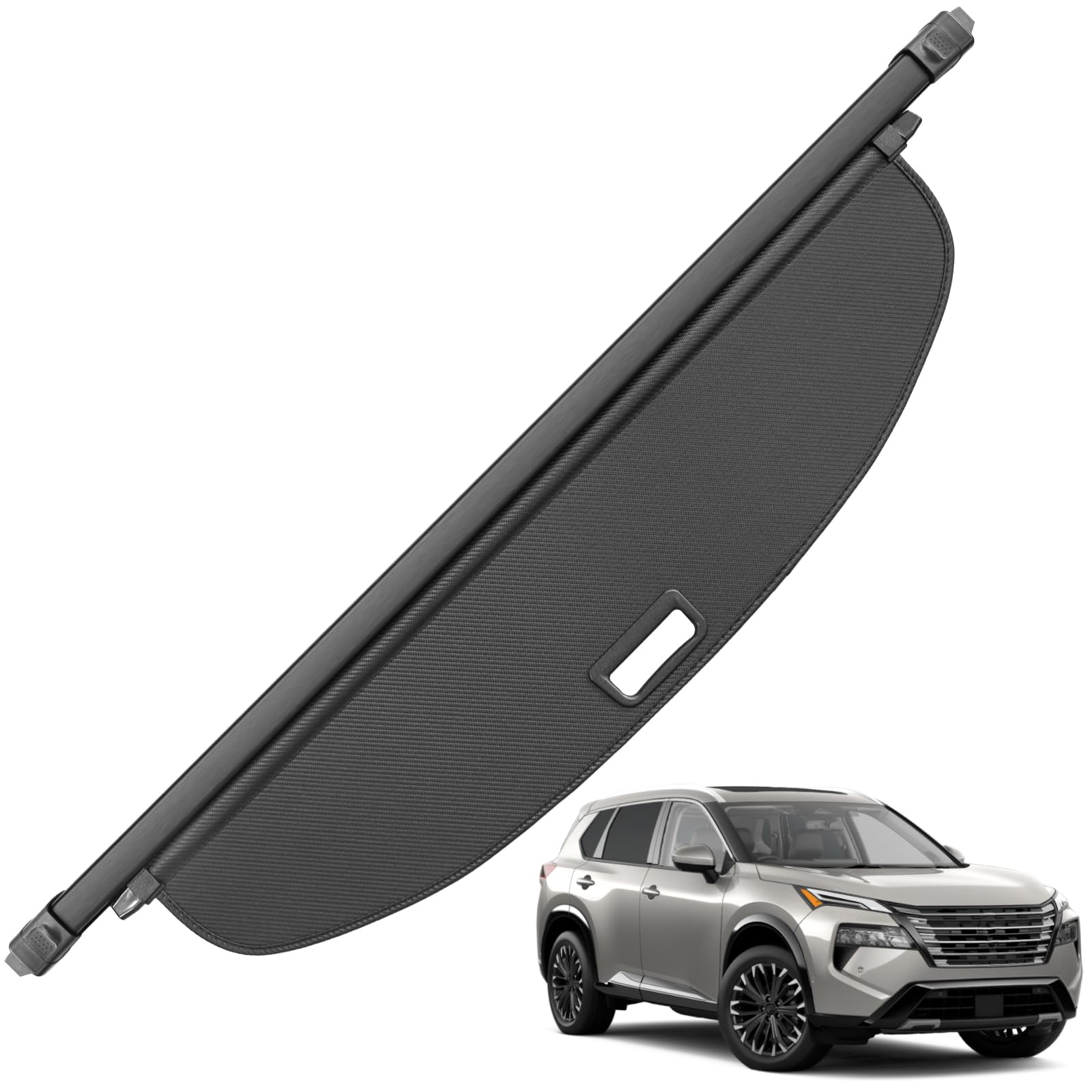 Blycorul trunk cargo cover privacy screen for Rogue protects valuables from prying eyes