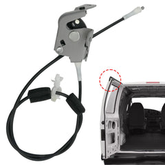 Blycorul trunk upper door latch with cable assembly for Ford E-Series enabling smooth cargo access