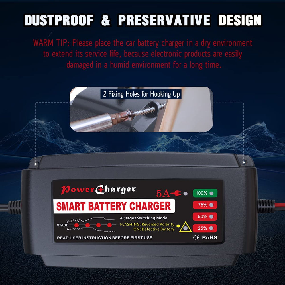 BMK heavy-duty safety with 10A fuse protects your charging circuit.