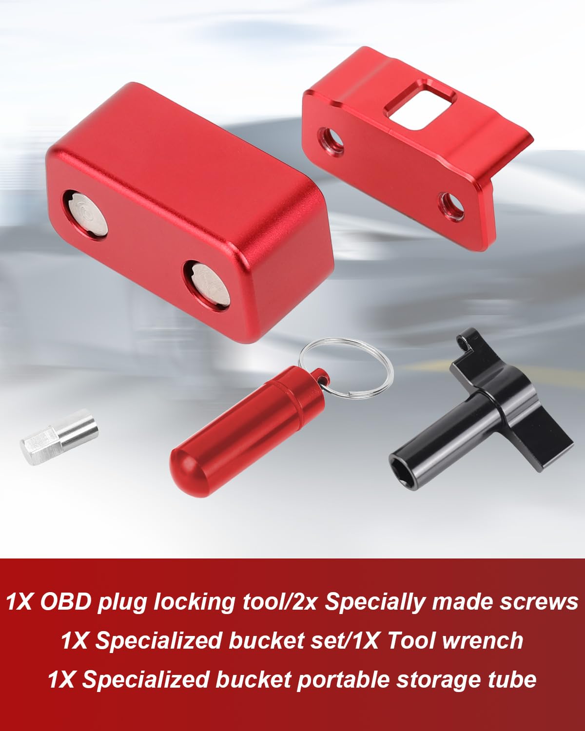 BMKCT Anti-theft screws provide secure, non-destructive installation.