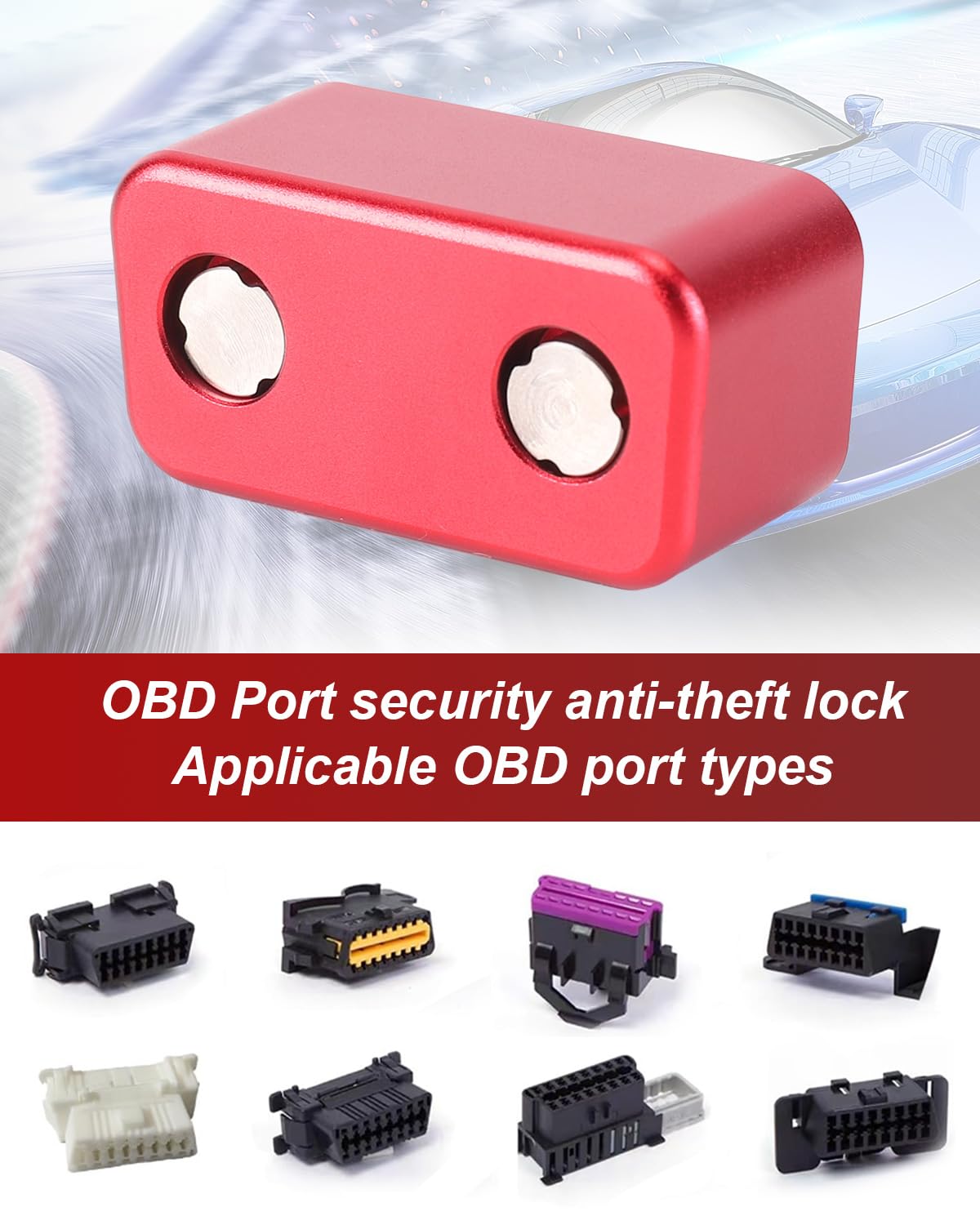 BMKCT Dedicated keychain stores the anti-theft screws safely.
