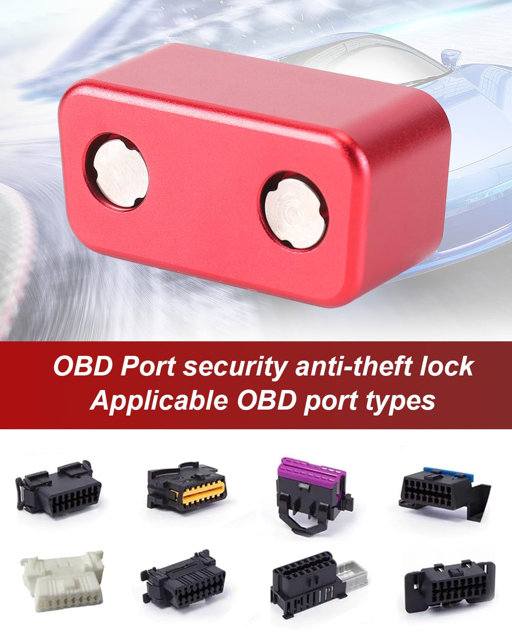 BMKCT Dedicated keychain stores the anti-theft screws safely.