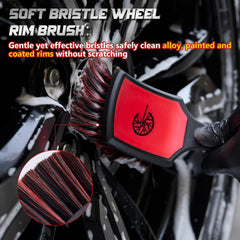 BMLEI soft wheel rim brush close-up protects rims