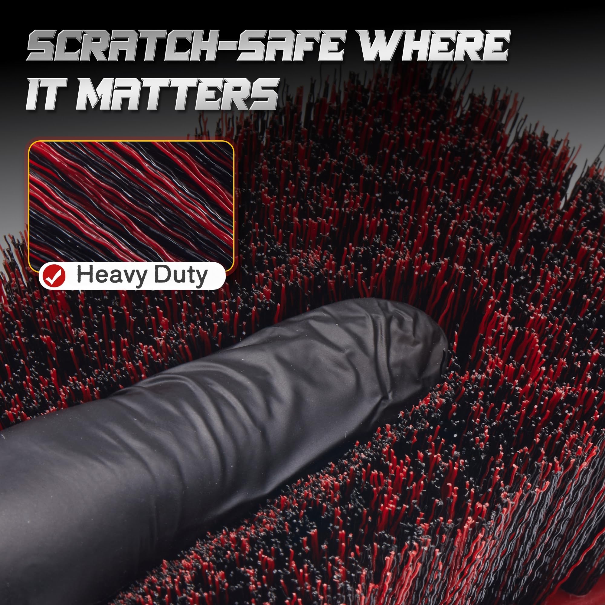 BMLEI sturdy non-deformable bristles ensure lasting performance