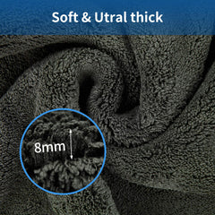 Bmlei ultra-thick towel, 16x16 inches, soft on paint and scratch-free